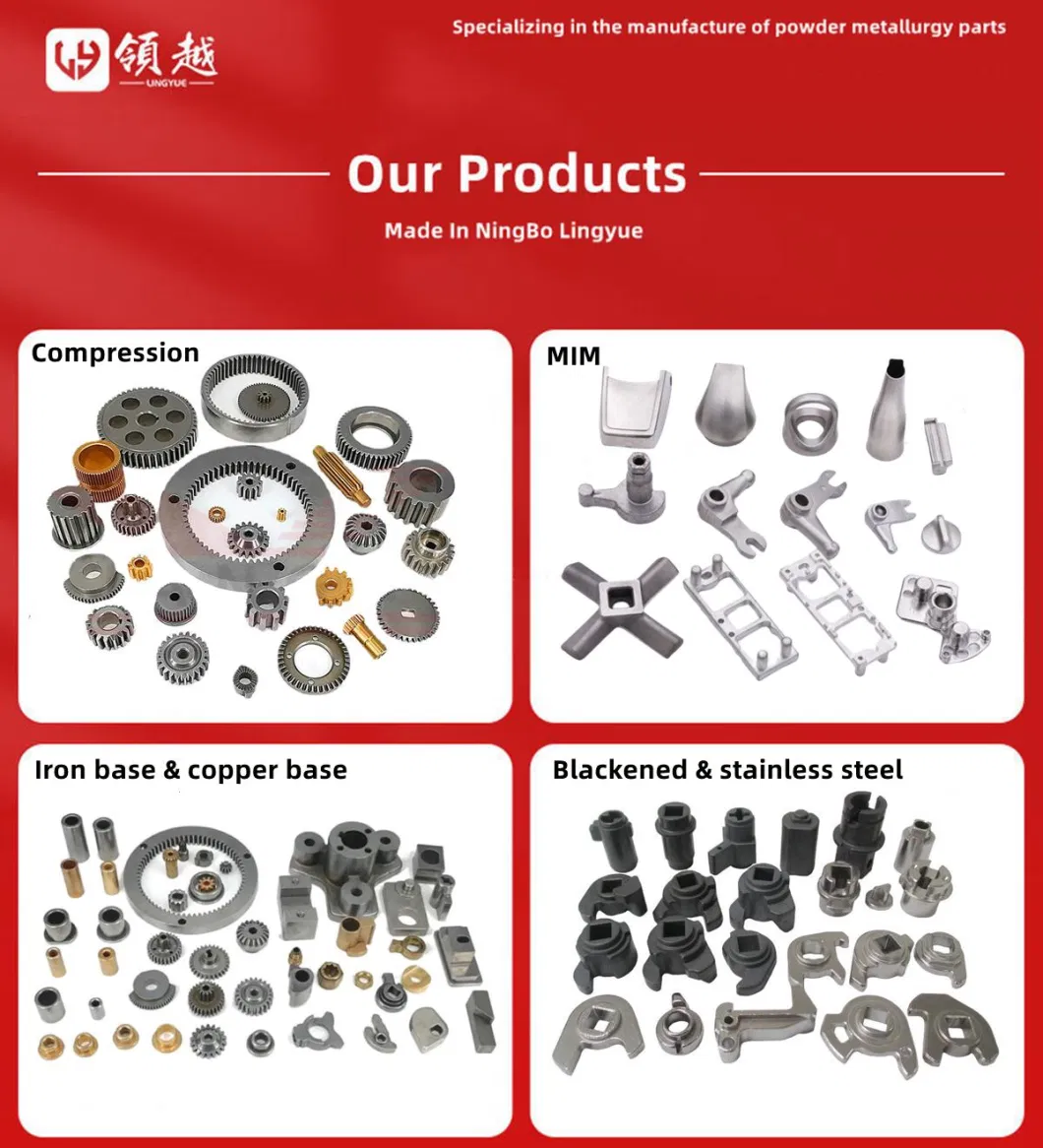 Lock Fittings MIM High Precision Powder Metallurgy Injection Molding Machinery Industry Sintered Metal Parts